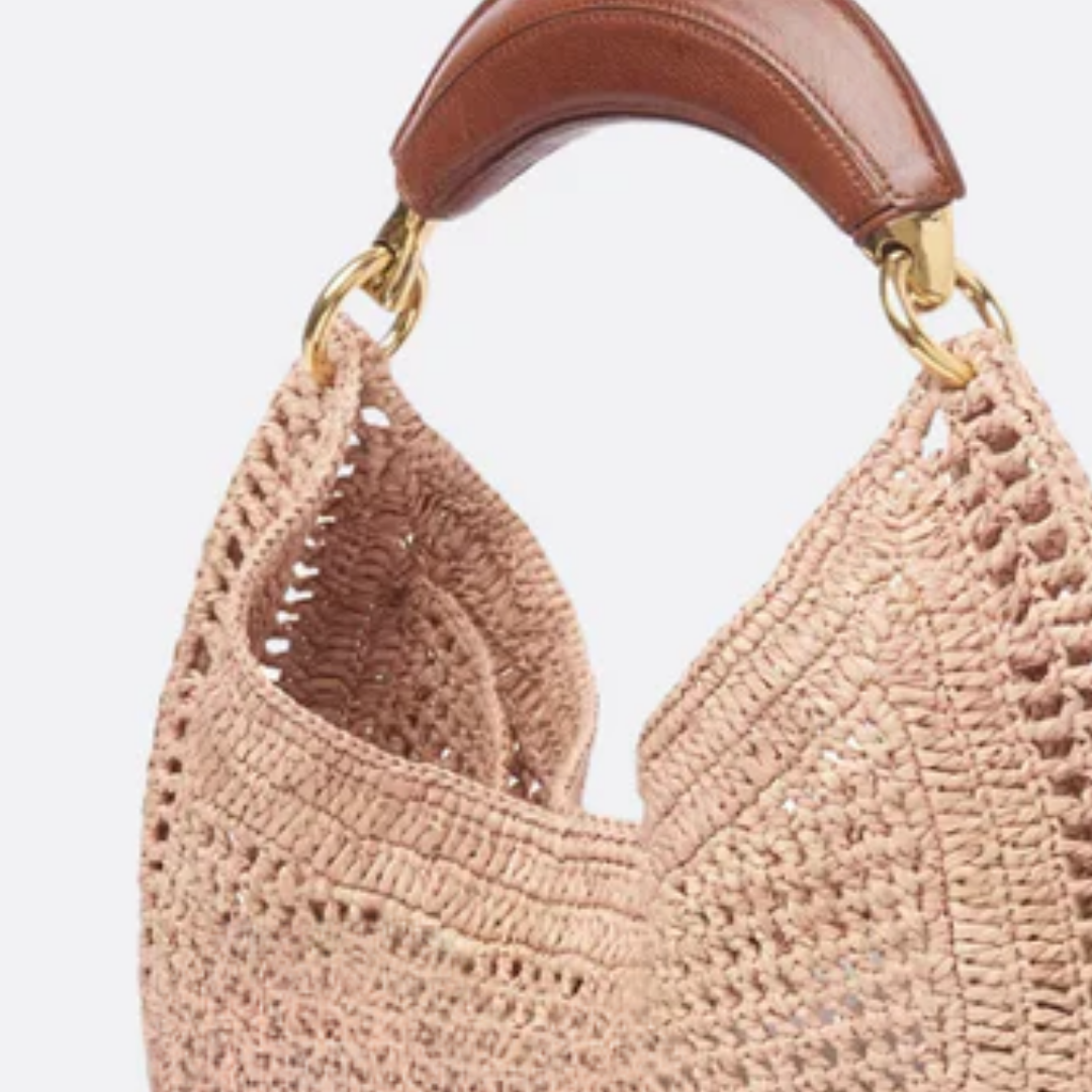 Raffia-Schultertasche - BloxBag