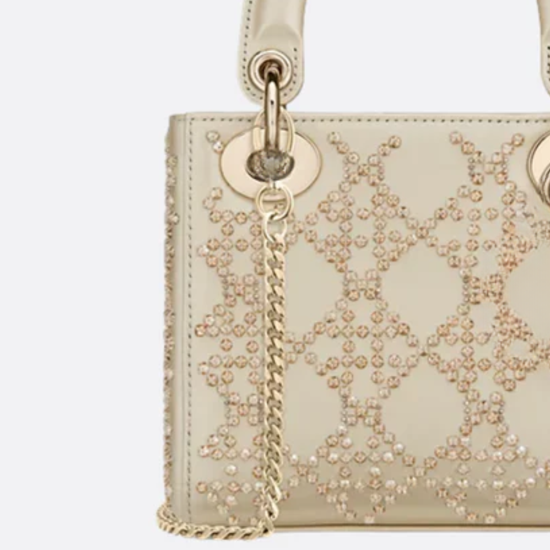 Mini Tasche mit Perlenstickerei - BloxBag