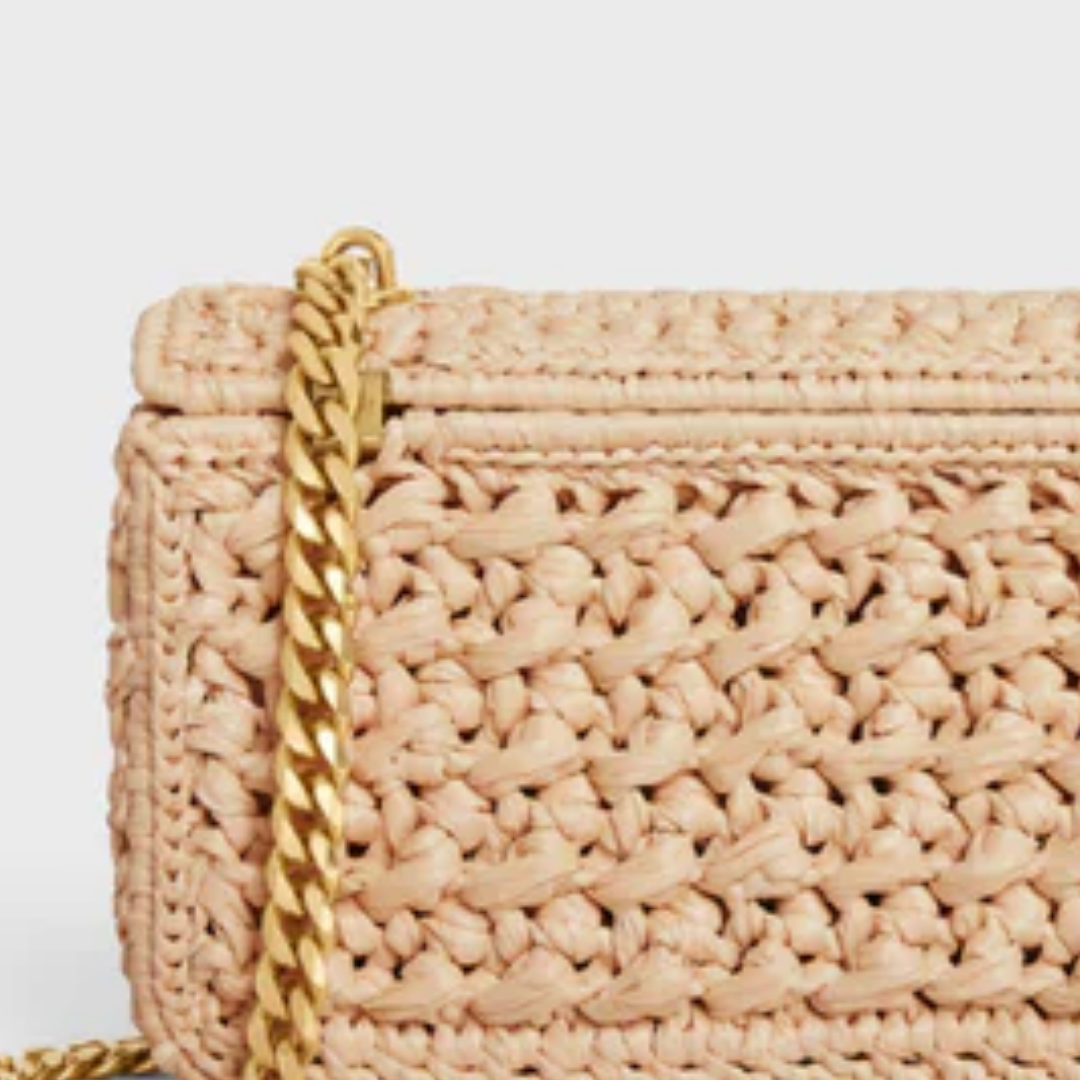 Raffia-Kettentasche - BloxBag