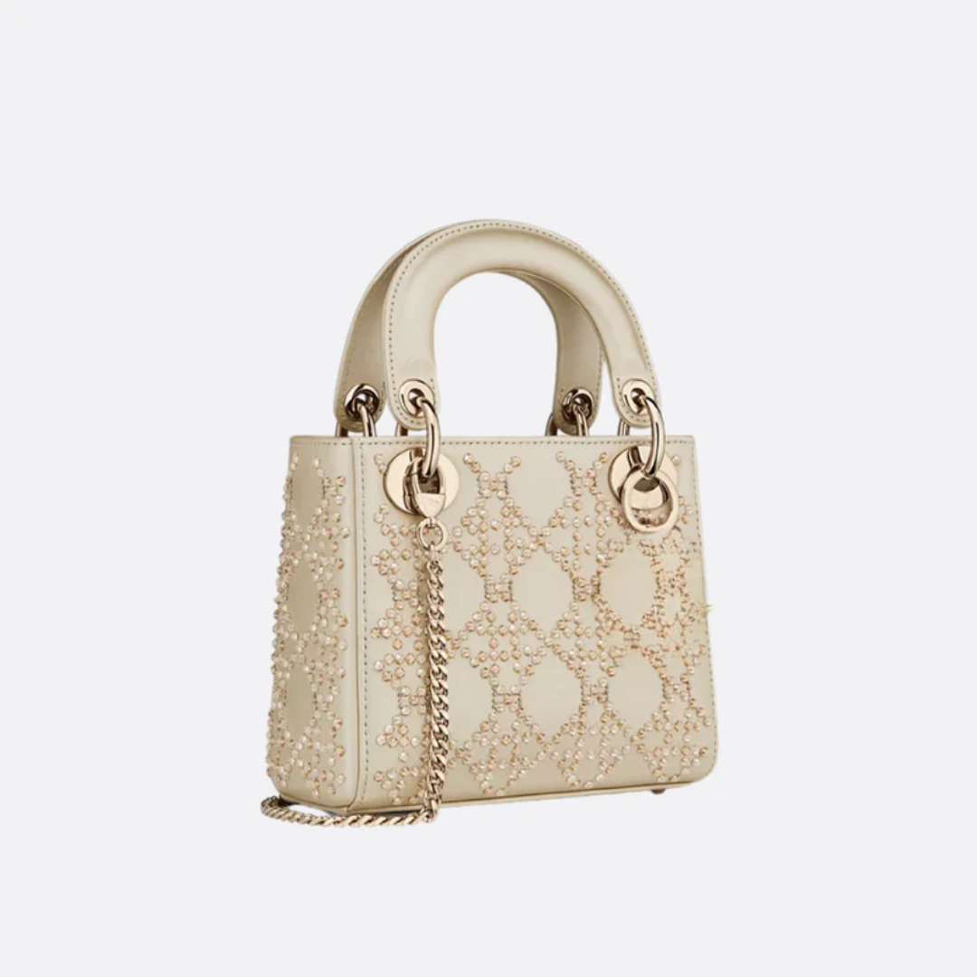 Mini Tasche mit Perlenstickerei - BloxBag