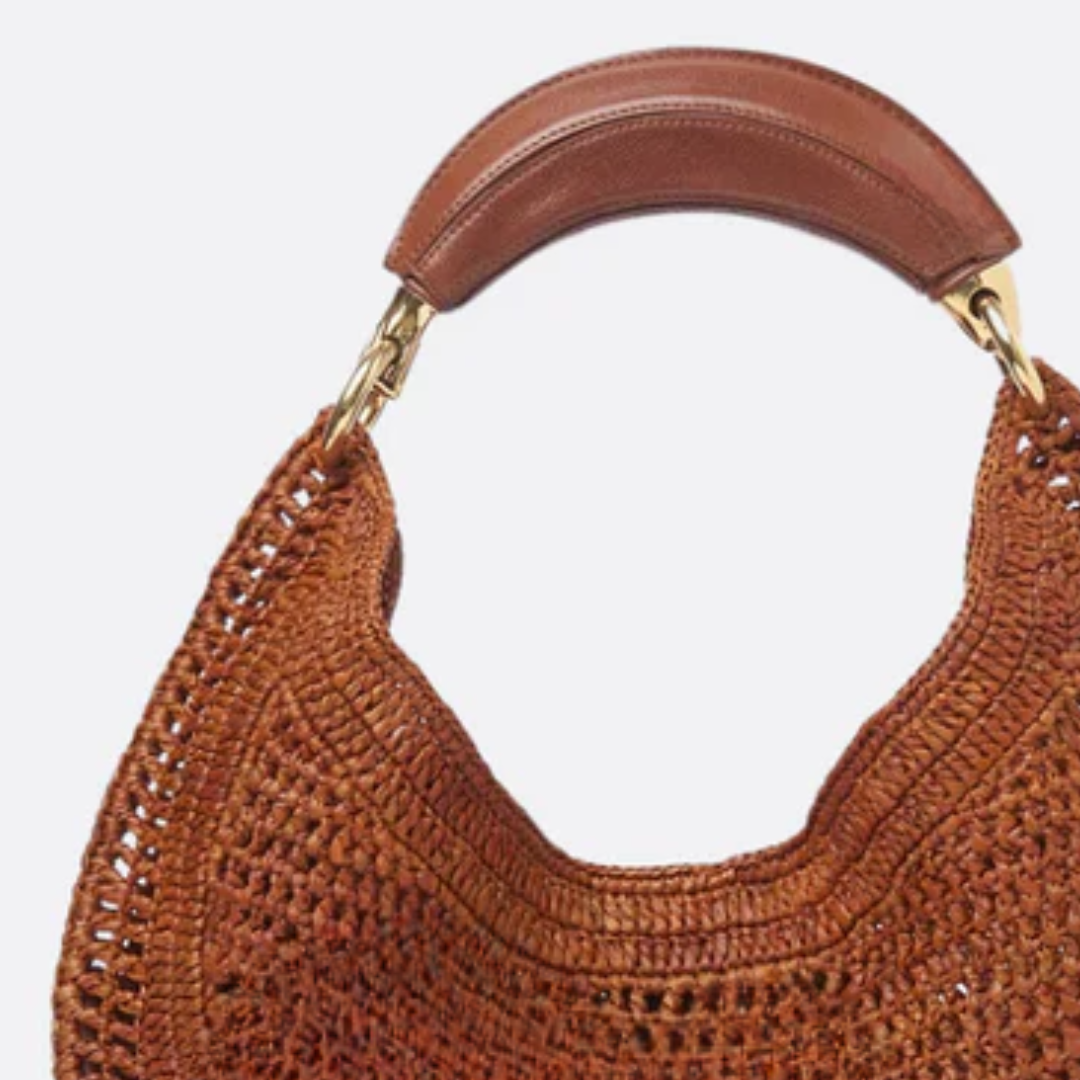 Raffia-Schultertasche - BloxBag