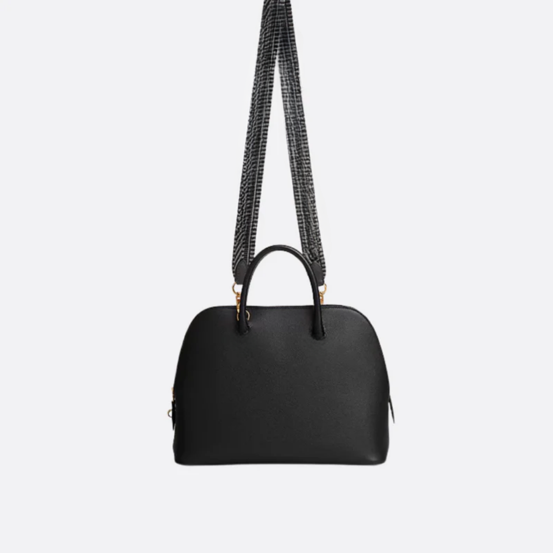 Schultertasche mit Lederriemen - BloxBag